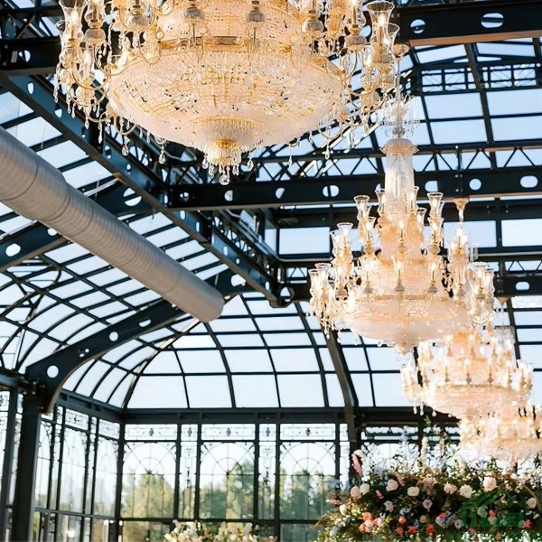 Large steel and glass Victorian greenhouse conservatory for wedding glass house wedding venue,greenhouse wedding